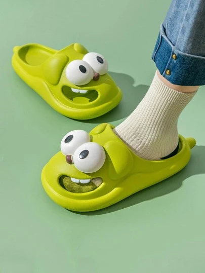 Women Cartoon Design Slides, EVA Fashion Slides