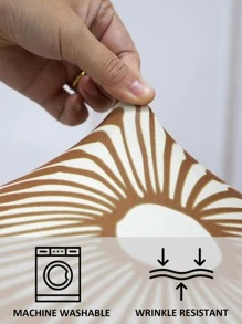1 pieza Funda de cojín para asiento de sofá con estampado de dibujo - Multicolor - Ver 5