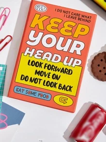 1 Sổ Tay Đồ Họa Slogan, Sổ Tay Đa Năng Sáng Tạo Dành Cho Học Sinh - Nhiều màu - Xem 1