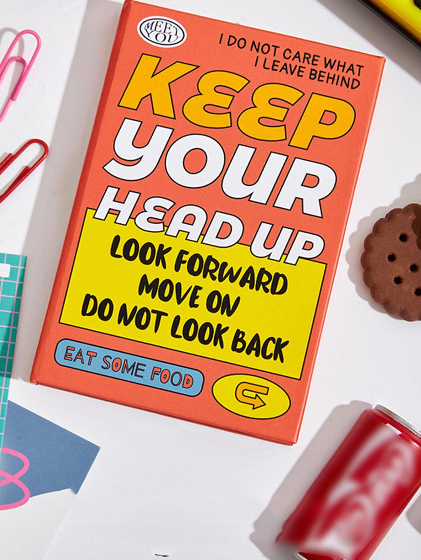 1 Sổ Tay Đồ Họa Slogan, Sổ Tay Đa Năng Sáng Tạo Dành Cho Học Sinh - Nhiều màu - Xem 1