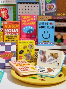 1 Sổ Tay Đồ Họa Slogan, Sổ Tay Đa Năng Sáng Tạo Dành Cho Học Sinh - Nhiều màu - Xem 2