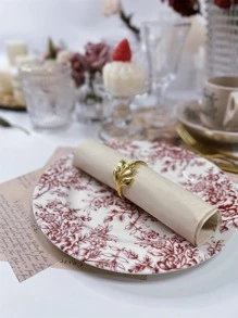 Bộ 20 khăn giấy dùng một lần, khăn giấy ăn tối màu trơn hiện đại cho tiệc cưới, Giáng sinh - Nhiều màu - Xem 4