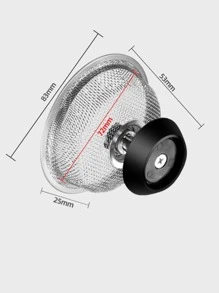 1pc 1pc Kitchen Water Sink Filter Sink Mesh Strainer Kitchen Stainless Steel Multi-purpose Sink Drain - Silver - View 7