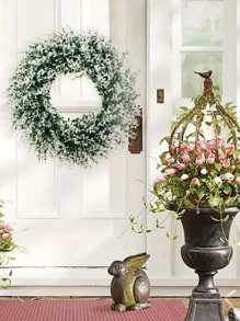 1pc Artificial Wreath - Multicolor - View 4