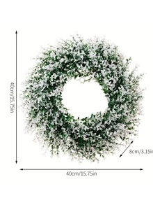 1pc Artificial Wreath - Multicolor - View 7