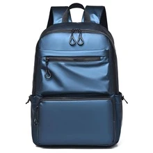 Bolsa de viaje Mochila universidad alumno Bolso Mochila negocio ordenador Bolso ocio gran capacidad - Azul - Ver 2