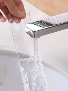 1roll Portable Clear Double-sided Tape, Simple Multi-purpose Double Sided Tape For Office, School - Clear - View 4