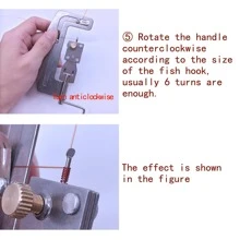 NIUTIANYANG Stainless Steel Semi-automatic Fishing Hook Line Tier Tie Binding Tool - Silver - View 5