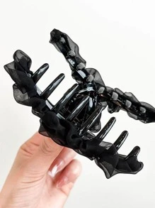 1 pieza Pinza de pelo con pliegues de moda para decoración del cabello, pinza de pelo elegante, pinza de pelo, clip de pelo, sujetador de pelo, recogedor de pelo, accesorio para la escuela y la universidad
