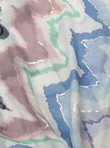 Khăn quàng in đồ họa - Nhiều màu - Xem 3