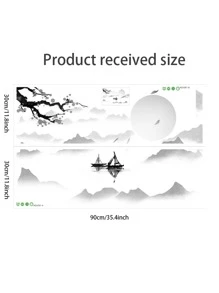 2 PVC Dán Tường, Sáng Tạo Hoa Văn Phong Cảnh Decal Dán Tường Chống Nước Cho Trang Trí Tường Nhà - Nhiều màu - Xem 7