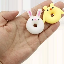 Niños 30 piezas/set Juguete TPR complicado gracioso al azar con diseño de animal de dibujos animados para - Multicolor - Ver 5