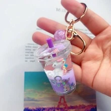 Đồ uống Charm Keychain - Màu tím - Xem 1