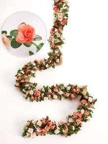 1pc Artificial Flower Vine - Multicolor - View 3