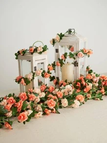 1pc Artificial Flower Vine - Multicolor - View 9