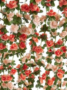 1pc Artificial Flower Vine - Multicolor - View 4