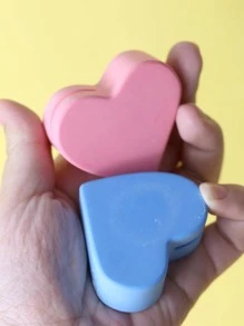 1 Khuôn silicon hình trái tim DIY, Khuôn nến silicon dễ thương cho DIY - Xem 3