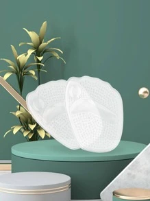 2入組前掌墊保護透明矽膠舒服鞋墊適用於鞋 - 無色 - 查看 7