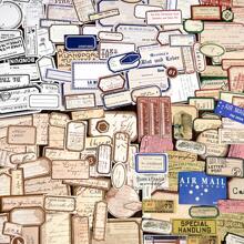 YANJI 1000 miếng dán họa tiết cổ điển, miếng dán trang trí đa năng sáng tạo cho đồ thủ công DIY, trang trí tài khoản thủ công, đồ dùng học tập, trở lại trường - màu nâu - Xem 5