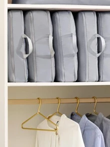 1入組現代風格可水洗、可壓縮、可折疊滌綸面料衣物收納袋適用於羽絨服、家居和旅行行李、便攜式包