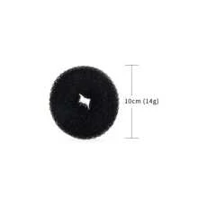 3pcs Solid Hair Bun Tool - Black - View 6
