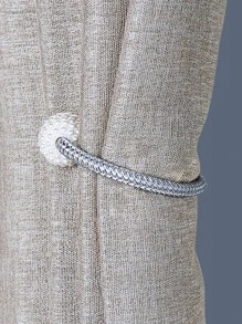 2 piezas Alzapaños de cortina con diseño de perla artificial