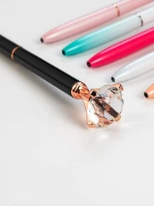 1 支水钻装饰圆珠笔 - 黑色 - 查看 4
