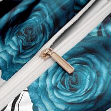 骷髏圖案被套套裝內芯 - 彩色 - 查看 2