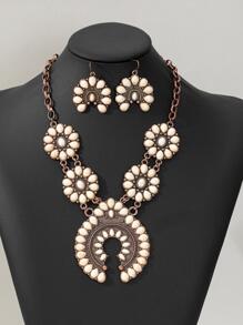 3 cái/bộ Bộ trang sức trang trí bằng đá Bohemian - Đồng - Xem 3