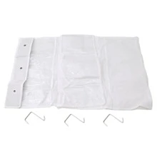 1pc Hanging Over The Door Shoe Storage Bag Halloween Decorations Halloween Costumes Autumn Decor Festival Decor - White - View 2