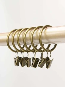 10pcs Stainless Steel Curtain Ring Clip Gifts Birthday Graduation