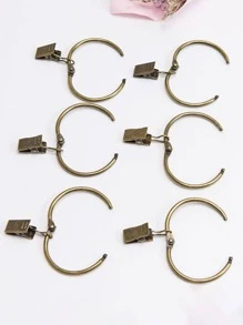 10pcs Stainless Steel Curtain Ring Clip Gifts Birthday Graduation