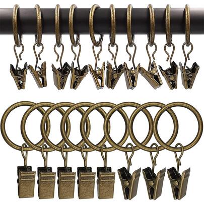 10 chiếc Kẹp treo rèm bằng thép không gỉ