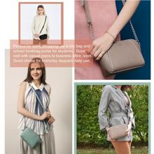 David Jones Paris women handbag pu leather female crossbody bag small chain lady shoulder bag - 綠色 - 查看 7