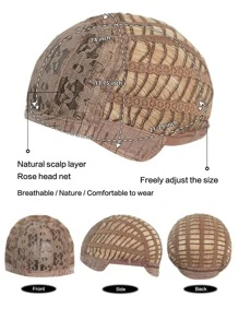 7JHH WIGS 7JHH 假髮短漸變金色假髮帶劉海天然合成深色根直金色鮑勃假髮適合女士日常使用派對和角色扮演 12 英寸 - 彩色 - 查看 9