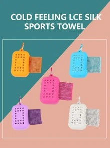 1 cái Khăn du lịch thấm mồ hôi di động nhanh khô - Màu tím - Xem 3