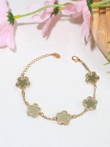 Vòng tay trang trí hoa - Vàng - Xem 1