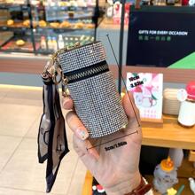 Túi đựng trang trí bằng kim cương giả & khăn Phụ kiện túi quyến rũ Quà tặng lễ tạ ơn, quà Giáng sinh, phụ kiện Giáng sinh, trang trí Giáng sinh cho các cô gái tuổi teen Sinh viên đại học, tân binh và công nhân cổ trắng - Nhiều màu - Xem 5