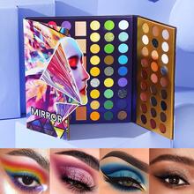 UCANBE 5pcs Eyeshadow Makeup Set -114 Shades MIRROR Eye Shadow Palette, 15 Soft Brushes Set, 1 Eye Primer Base, 2 Make up Blending Sponges, All In One Gift Kit - 彩色 - 查看 2