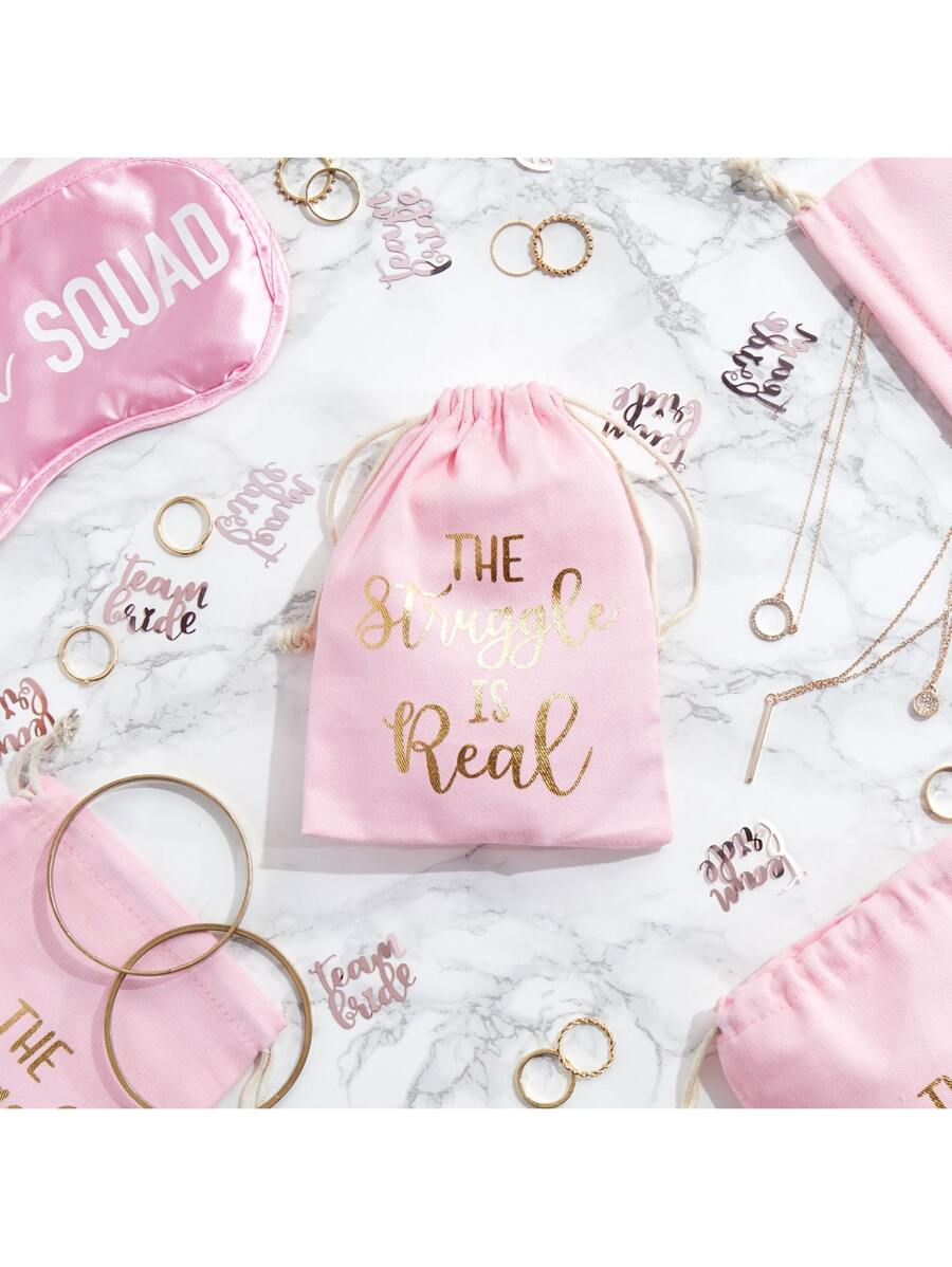 Sparkle And Bash 20-Pack Mini Gold Metallic Gift Bags With Handles & Tissue - 5.45x7.8x2.45 Inches