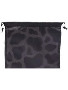 Blue Panda Cow Print Drawstring Party Favor Bags for Farm Birthday (10 x 12 In, 12 Pack) - Multicolor - View 6