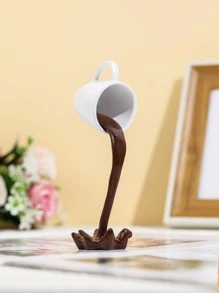 1 cái/2 cái Cốc cà phê nổi Trang trí nghệ thuật để bàn gia đình - Nhiều màu - Xem 2