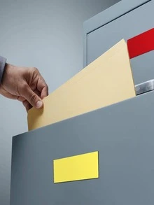 8入組可擦寫冰箱磁性貼紙，可重複使用磁性幹擦標籤， - 彩色 - 查看 6