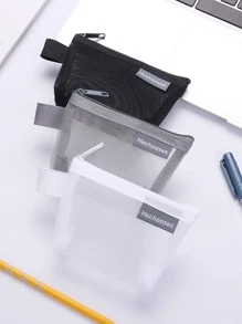 1入組多功能網狀收納袋，黑色聚酰胺收納袋，適用於戶外 - 黑色 - 查看 2