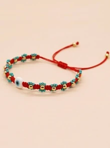 Vòng tay chuỗi trang trí mắt - Nhiều màu - Xem 3