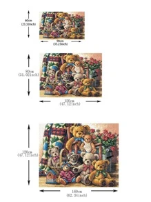 1pc Cartoon Bear Pattern Rug, Cute Floor Mat For Living Room - Multicolor - View 4