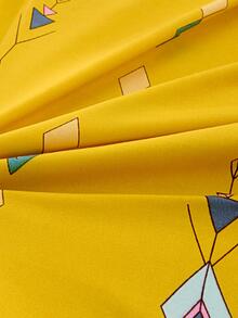 Bộ ga trải giường in hoa 3 món (không bao gồm ruột chăn, có vỏ gối), chất liệu 100% polyester, có thể giặt, mềm mại và bền, phù hợp cho phòng ngủ hoặc phòng khách, phong cách tối giản hiện đại. - Màu be - Xem 7