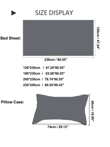 花卉圖案床單套裝不附帶內芯 - 軍綠色 - 查看 2