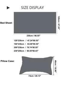 Floral Pattern Flat Sheet Set Without Filler