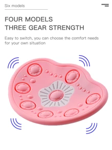 加熱胸部按摩器、無線胸部按摩器、美胸寶藏、防下垂內衣、胸部增大 - 粉色 - 查看 5
